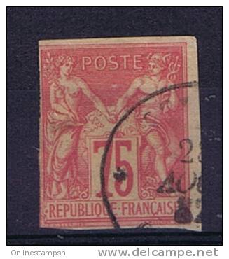 Colonies Francaises: Yv Nr 28 Used Maury Cat Valeur &euro; 130 - Sage
