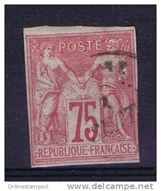 Colonies Francaises: Yv Nr 28 Used Maury Cat Valeur &euro; 130 - Sage