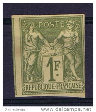 Colonies Francaises: Yv Nr 29 Not Used (*) - Sage