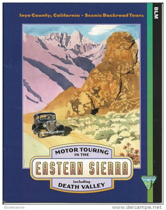 California, Eastern Sierra, Death Valley - Motor Touring - Guide De Voyage Vallée De La Mort Californie - America Del Nord