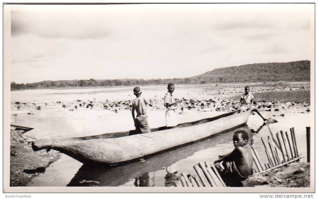 MWADINGUSHA LAKE ( Kambove Territory ) Haut Katanga - Pêcher à La Ligne 13 X 8 Cm - Autres & Non Classés