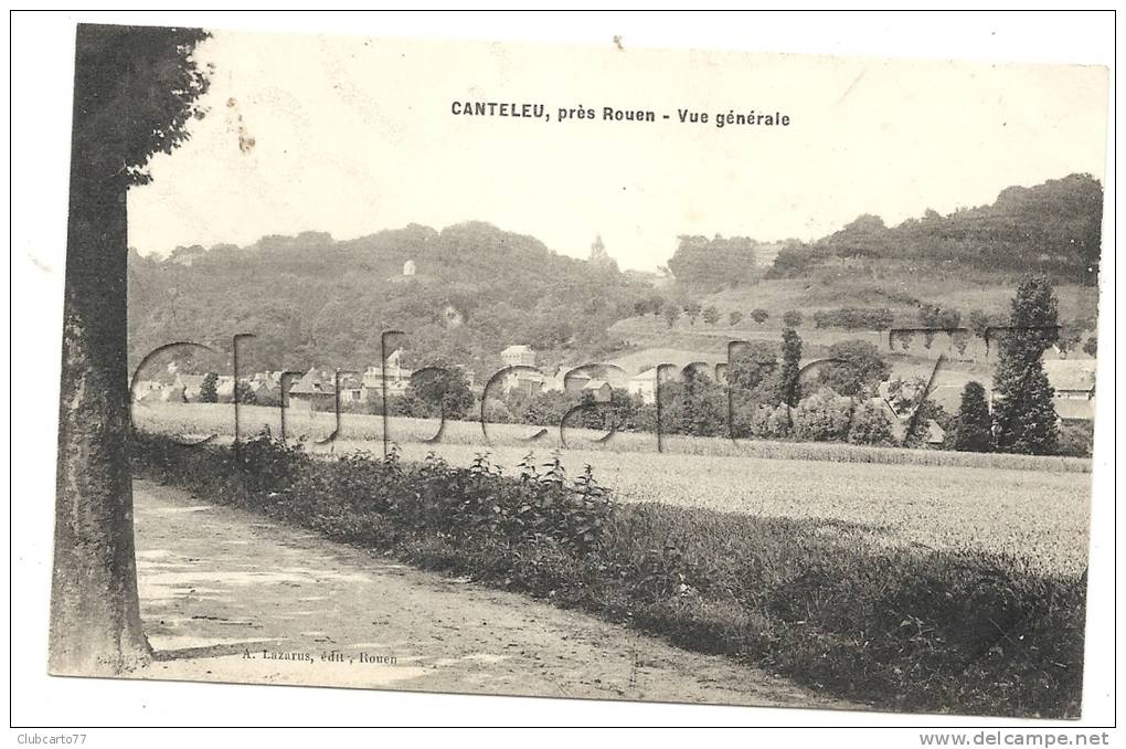 Canteleu (76) : Vue Générale Prise De La La Route D'accès En 1910. - Canteleu