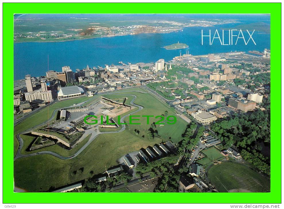 HALIFAX, NOVA SCOTIA - VUE AÉRIENNE DE LA CITADELLE - POSTCARD FACTORY - DIMENSION 17X12 Cm - CIRCULÉE EN 1992 - - Halifax