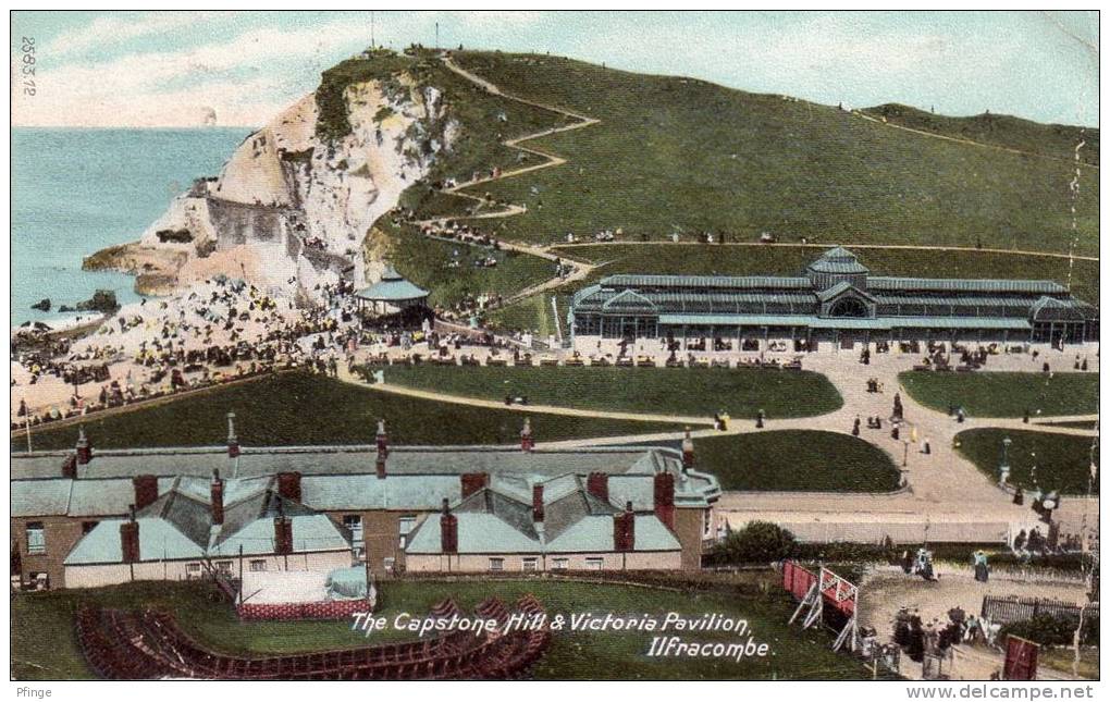 Ilfracombe - Capstone Hill And Victoria Pavillon - Ilfracombe