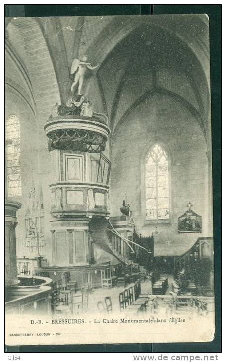 Bressuires - La Chaire Monumentale Dans L'église - Un76 - Bressuire