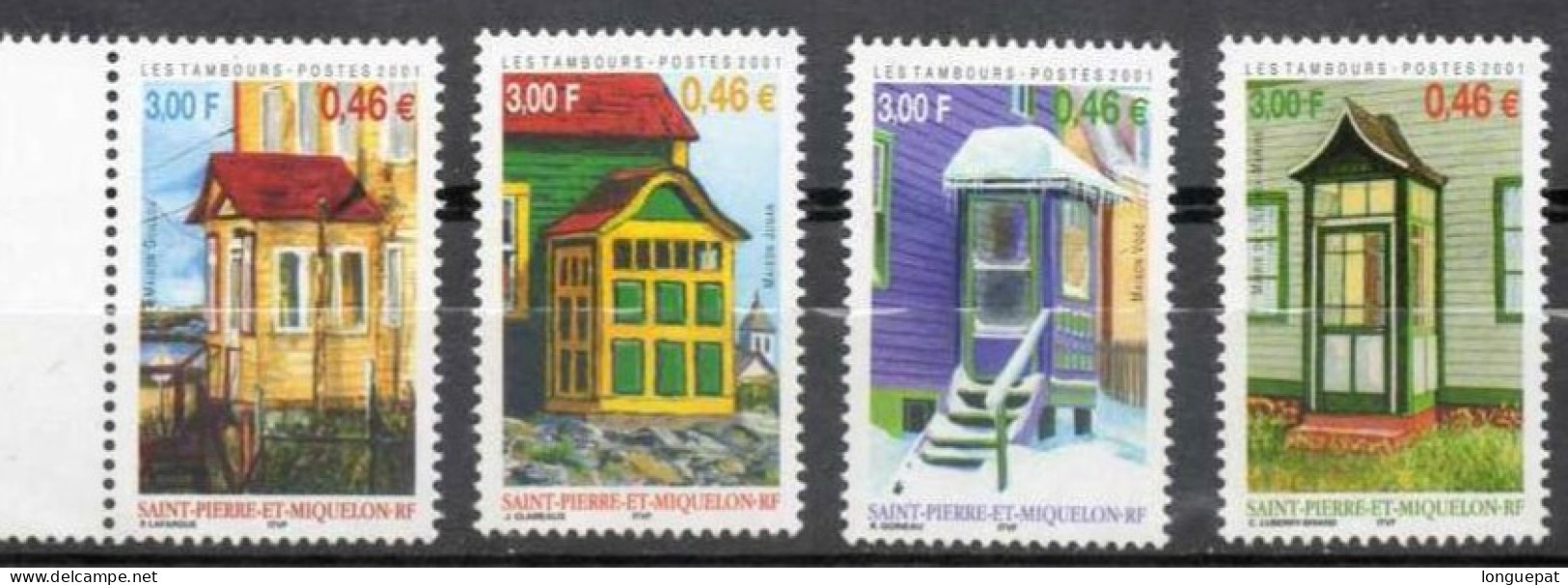 SAINT-PIERRE Et MIQUELON : Les Tambours (édicule  Des Maisons Devant Les Portes D’entrée) : Maisons Jugan, Vogé, Etc - - Nuovi