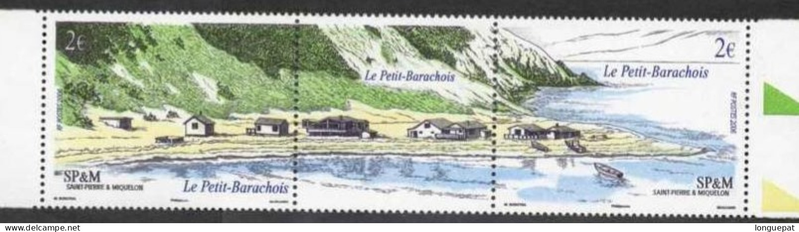 SAINT-PIERRE Et MIQUELON : Patrimoine Naturel : La Petit Barachois (vues Du Site Côté Droit Et Côté Gauche) - Unused Stamps