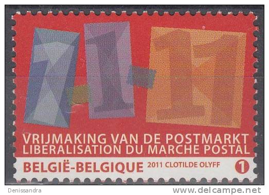 Belgique 2011 COB 4089 Neuf ** Cote (2016) 1.70 Euro Libéralisation Du Marché Postal - Ongebruikt