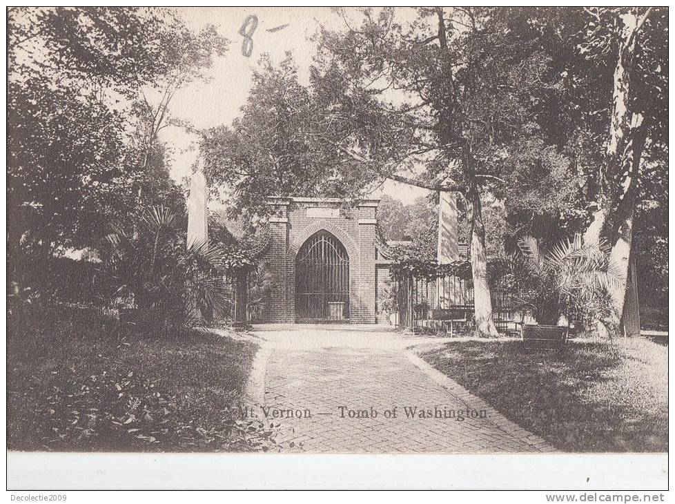 BR46536 Mt Vernon Tomb Of Washington    2 Scans - Alexandria