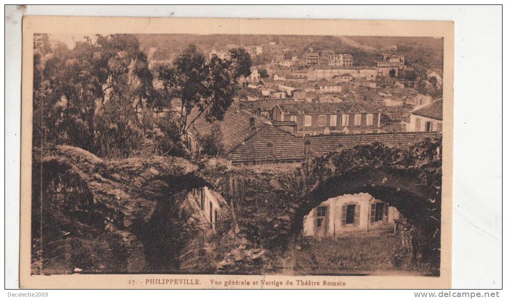 BR46626 Philippeville Vue Generale Et Vestige Du Theatre Romain    2 Scans - Skikda (Philippeville)