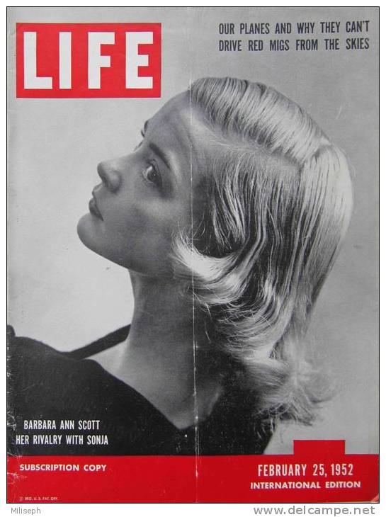 Magazine LIFE - FEBUARY 25 , 1952 -  INTERNATIONAL EDITION          (3001) - Journalismus