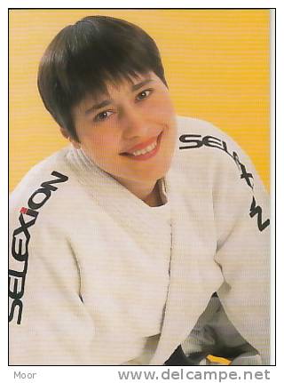 Herinneringskaart Judo:Ulla Werbrouck - Sports De Combat