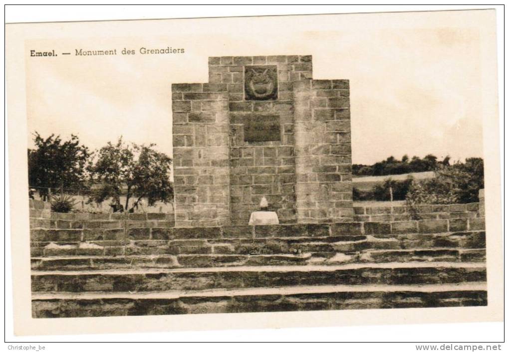 CPA Emael, Monument Des Grenadiers (pk8384) - Bassenge