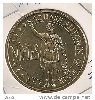 MEDAILLE TOURISTIQUE MONNAIE DE PARIS  GARD NIMES SQUARE ANTONIN   2011 - 2011