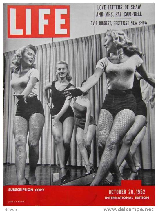 Magazine LIFE - OCTOBER 20 , 1952 -  INTERNATIONAL EDITION     (3006) - Nouvelles/ Affaires Courantes