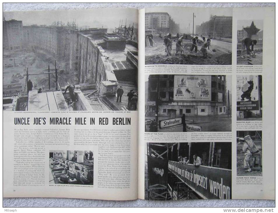 Magazine LIFE - JANUARY 12 , 1953 -  INTERNATIONAL EDITION    (3007) - Novedades/Actualidades