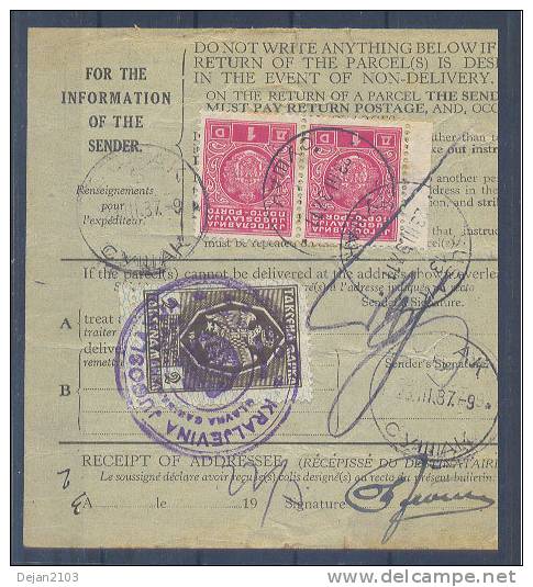 Great Britain Referral Sent From Liverpool Over Ljubljana To Susak 1937 USED - Other & Unclassified