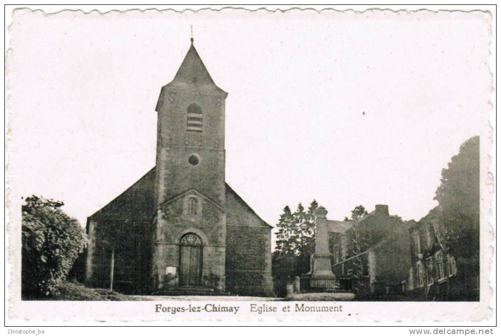 Forges Lez Chimay, Eglise Et Monument (pk8392) - Chimay