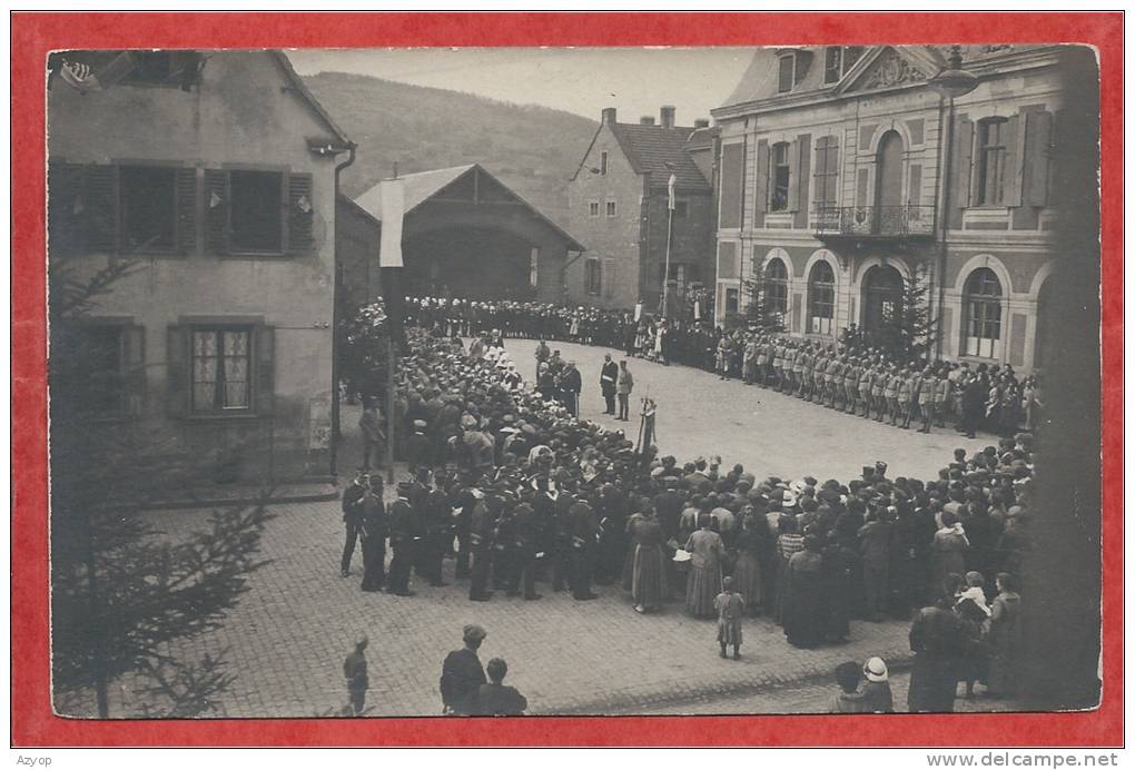 67 - ROSHEIM - Carte Photo - Cérémonie - Prise D´ Armes - Libération - Altri & Non Classificati