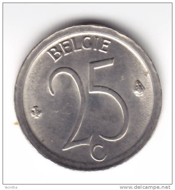 @Y@   Belgie 25 Centiem 1967   UNC         (C599) - 25 Cent