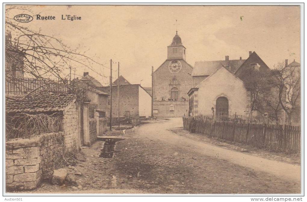 16655g ENTRE Du VILLAGE - Eglise - Ruette - Virton