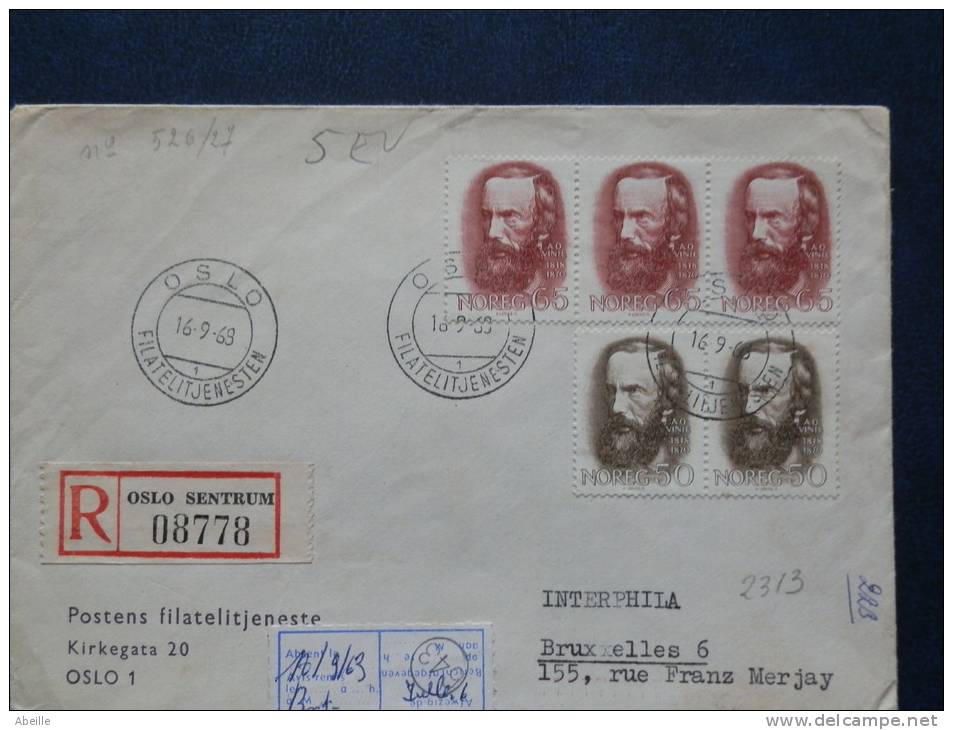 A2313   LETTRE     1969   POUR LA BELG RECOMM. - Briefe U. Dokumente