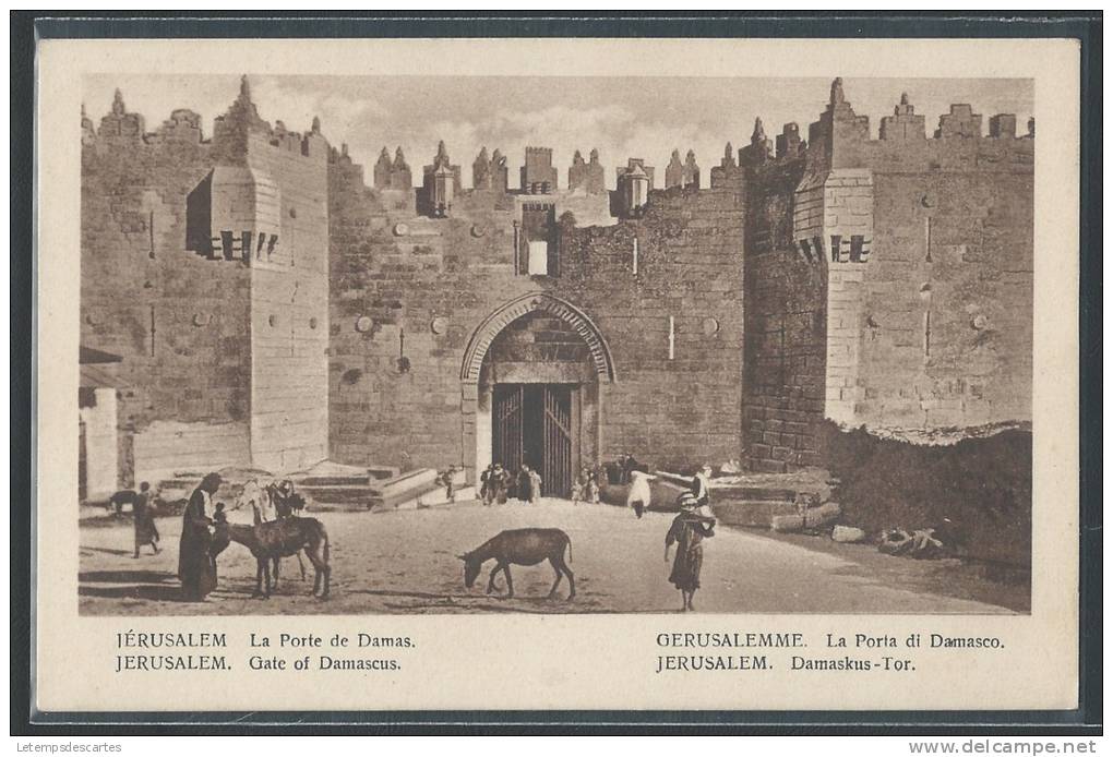 - CPA ISRAEL - Jerusalem, La Porte De Damas - Israele