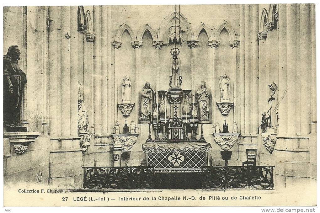 LEGE, Chapelle De Charette - Legé