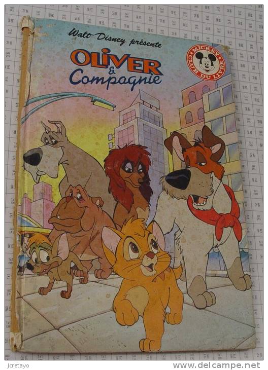 Walt Disney, Oliver Et Compagnie, Club Du Livre Mickey De 1989, Ref Perso 317 - Hachette