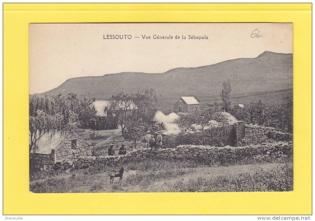 CPA - LESOTHO / LESSOUTO - Vue Générale De La Sébapala - Lesotho