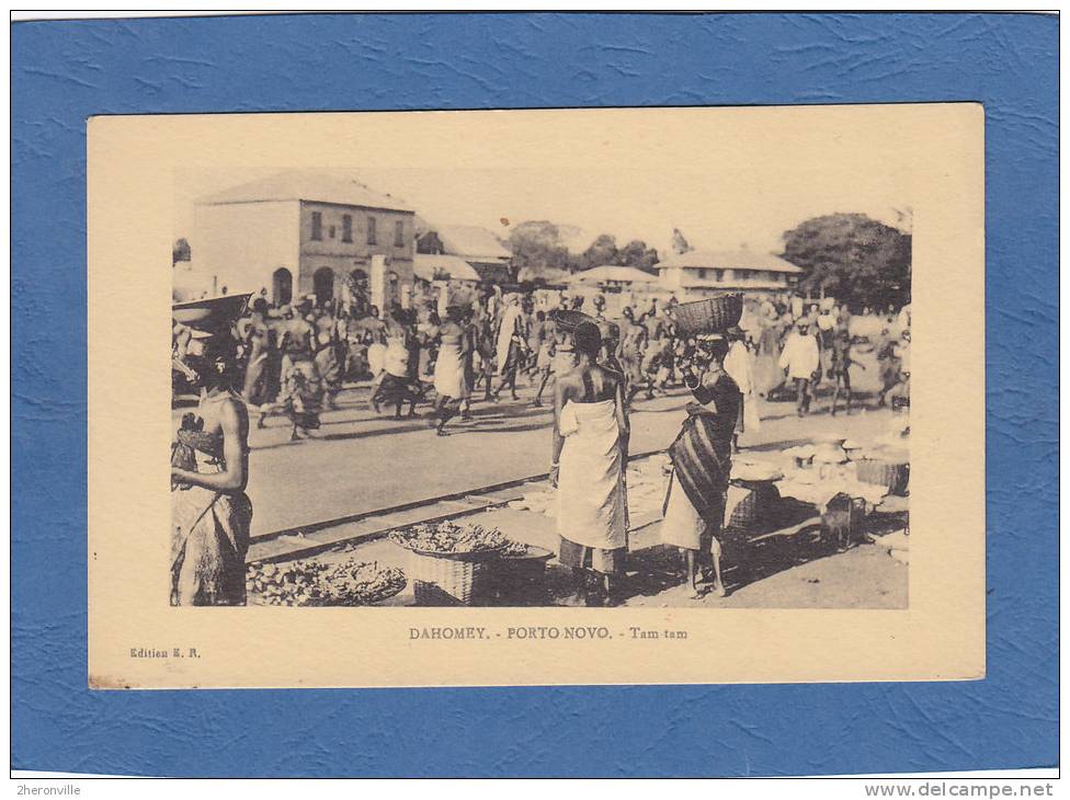 CPA - DAHOMEY - PORTO NOVO - Marché Tam Tam - Benin