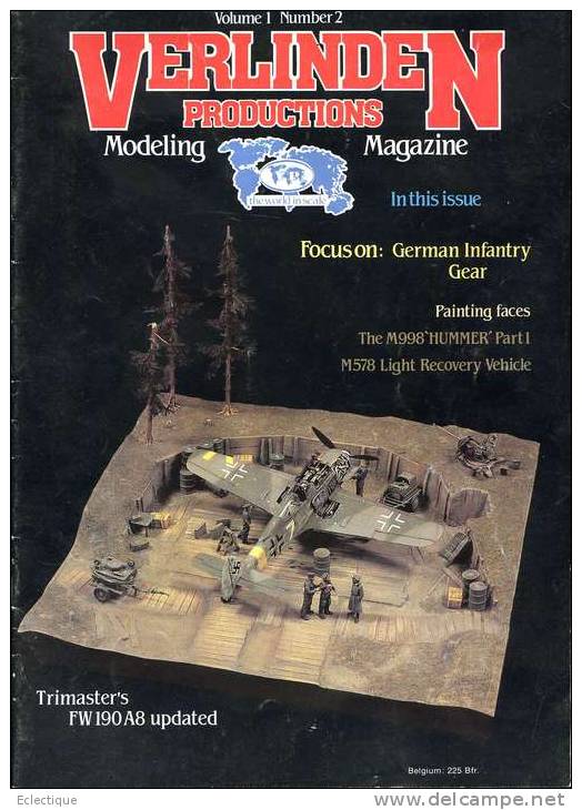 Verlinden Prod. Modeling Magazine Vol. 1 Nb 2 Focus On : German Infantry Gear ,  Figurines - Loisirs Créatifs