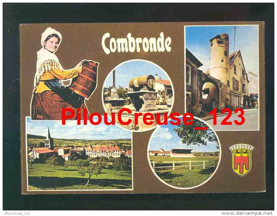 63 Puy De Dôme - COMBRONDE - " Carte Multivues " - Combronde