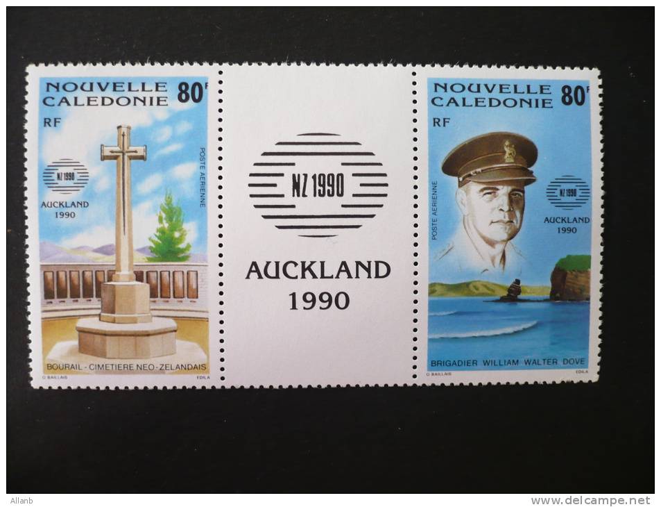 Nouvelle Calédonie - 1990 Poste Aérienne Nouvelle Zélande Triptyque N° PA 270 A Neuf ** - Ungebraucht