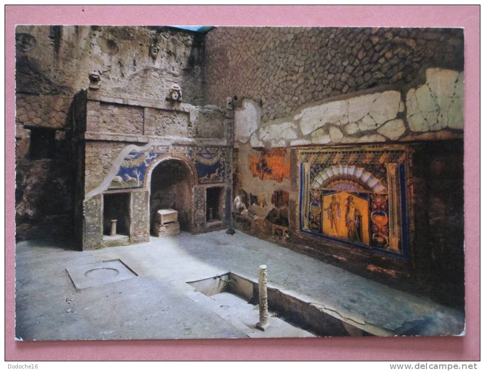 ERCOLANO CASA DEL MOSAICO DI NETTUNO E ANFITRIDE - PIEGA D´ ANGO - Ercolano