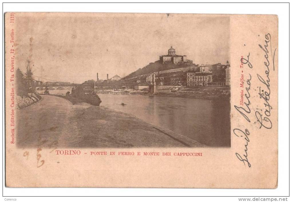 10644    TORINO   PONTE IN FERRO        1902 - Altri & Non Classificati