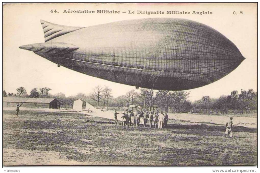 Aérostation Militaire - Le Dirigeable Militaire Anglais - Aeronaves