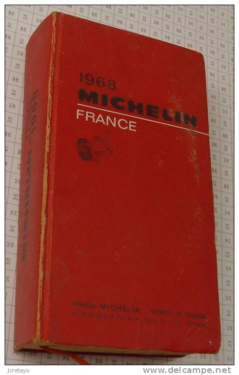 Michelin France Rouge De 1968, Ref Perso 336 - Michelin-Führer