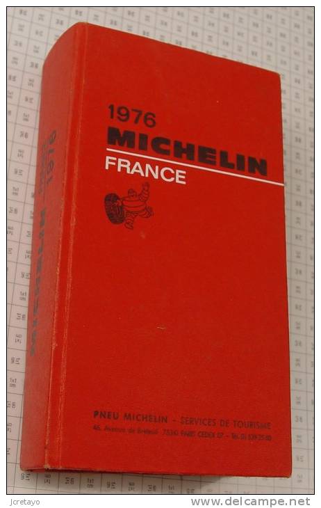 Michelin France Rouge De 1976, Ref Perso 335 - Michelin-Führer