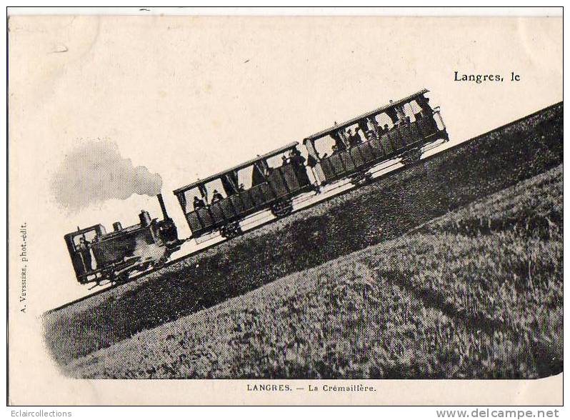 Langres  52   Train A Crémaillère   (voir Scan) - Langres