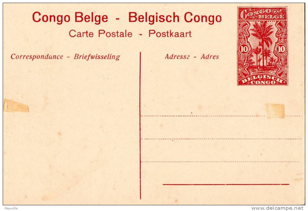 lot  24 cartes postales Congo Belge série