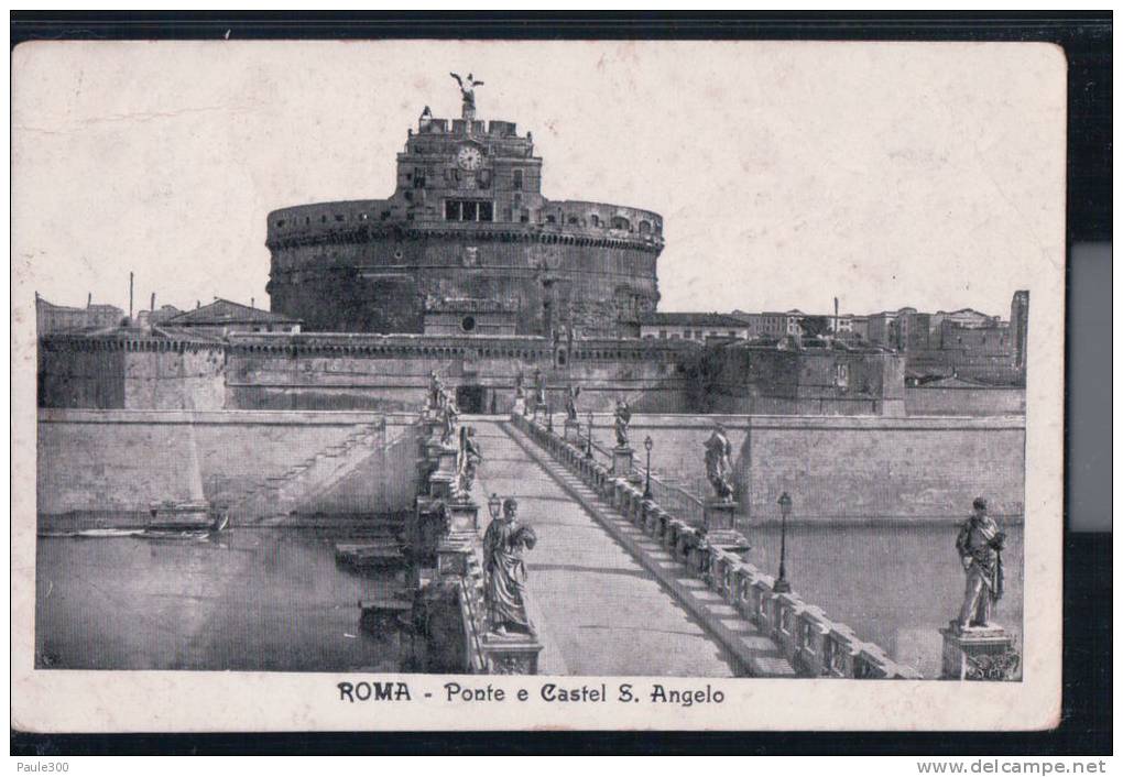 Rom - Roma - Ponte E Castel S. Angelo - Bruggen