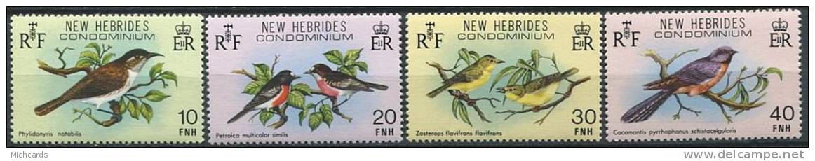 NEW HEBRIDES 1980 - Oiseau - Neuf Sans Charniere (Yvert 579/82) - Neufs