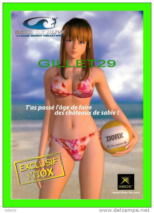 PIN-UPS - T´AS PASSÉ L´ÂGE DE FAIRE DES CHÂTEAUX DE SABLE ! - DEAD OR ALIVE - XBOX - - Pin-Ups