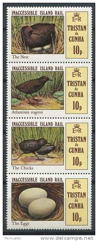 TRISTAN DA CUNHA 1981- Oiseau - Neuf Se Tenant Sans Charniere (Yvert 298/01) - Tristan Da Cunha