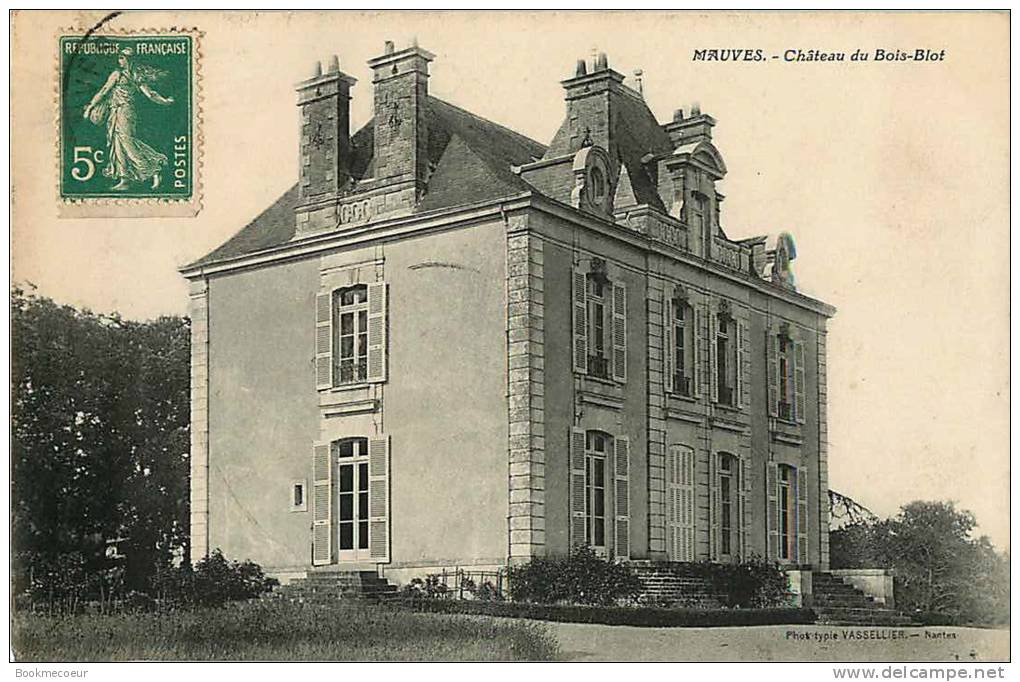 44 MAUVES  Chateau Du Bois Blot    JAMAIS VUE SUR DELCAMPE - Mauves-sur-Loire