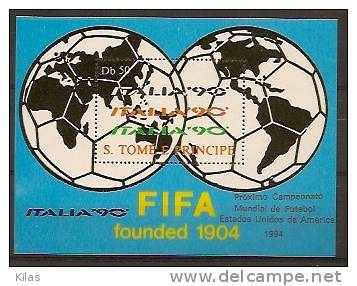 SAO TOME AND PRINCIPE 1990  World Cup Football - 1990 – Italien