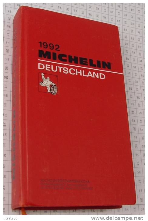 Michelin Deutschland Rouge De 1992, Ref Perso 348 - Michelin-Führer