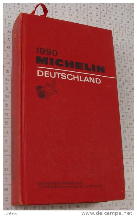 Michelin Deutschland Rouge De 1990, Ref Perso 362 - Michelin (guide)