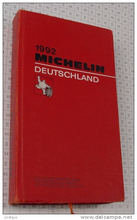 Michelin Deutschland Rouge De 1992, Ref Perso 366 - Michelin-Führer